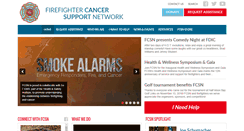 Desktop Screenshot of firefightercancersupport.org